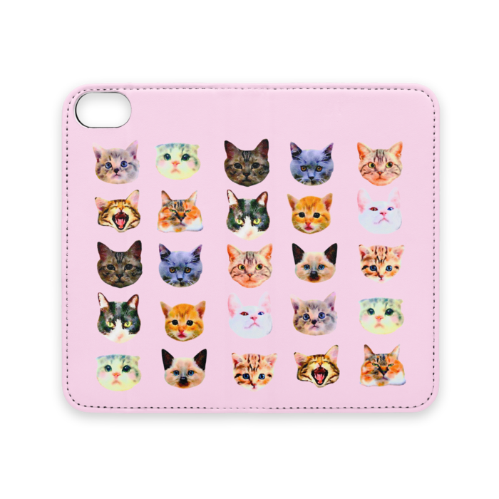 手帳型iPhoneケース(ベルトなし) - iPhone 8 / 7 / SE2 - ストラップ穴 なし