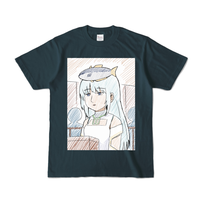 カラーTシャツ - S - デニム (濃色)