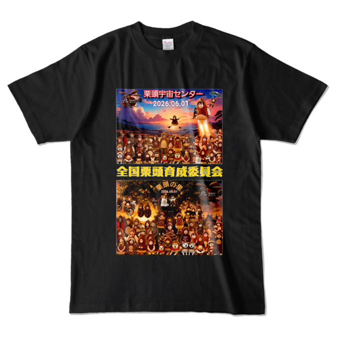 カラーTシャツ - L - ブラック (濃色)