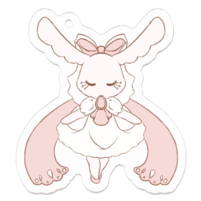 アクリルキーホルダー - 50 x 50 (mm)