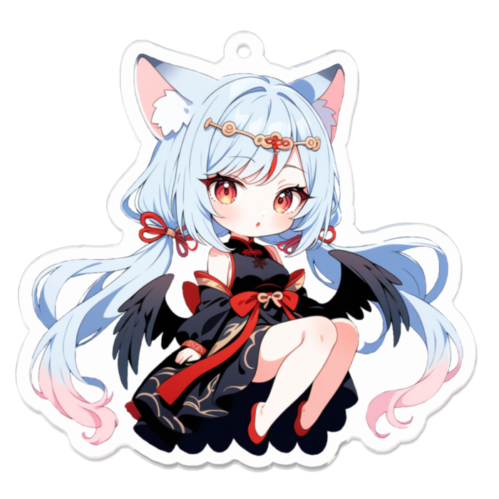 アクリルキーホルダー - 70 x 70 (mm)