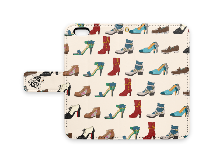 手帳型iPhoneケース - iPhone6 - ストラップ穴 あり