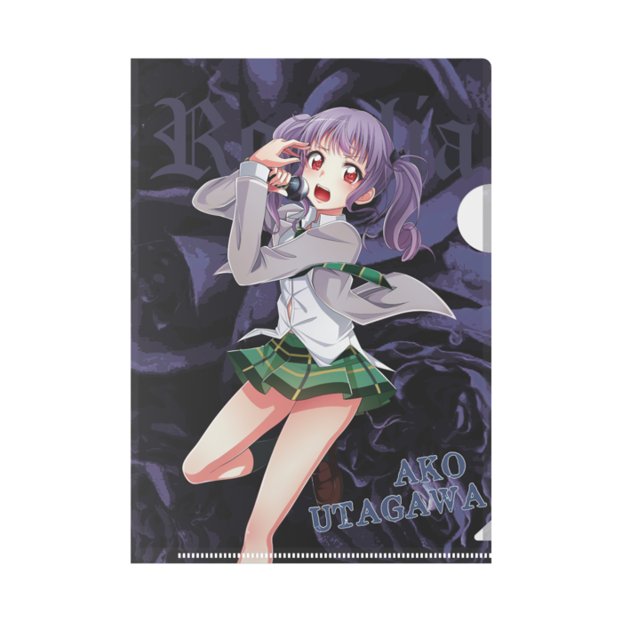 【宇田川あこ】クリアファイル - A5