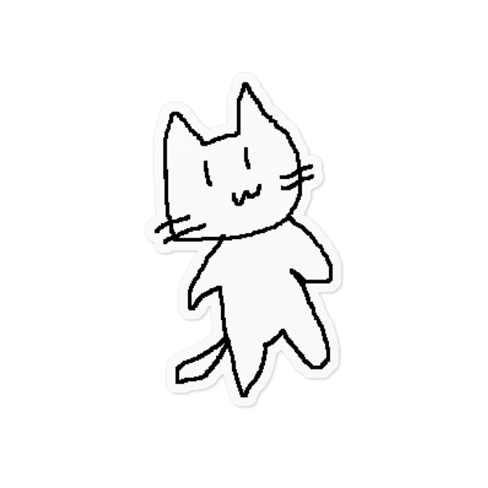 ステッカー - 100 x 100 (mm)