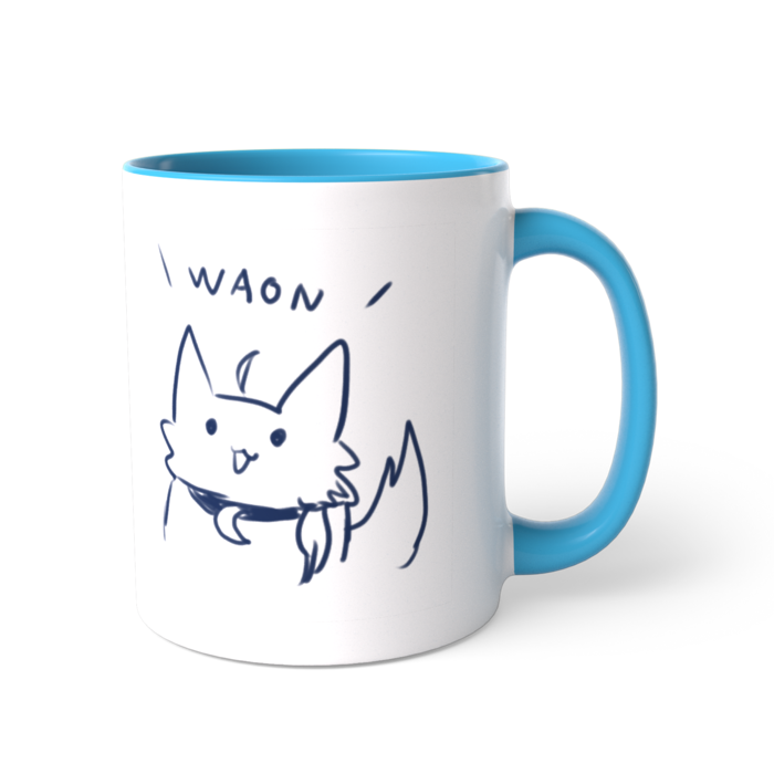 ツートンカラーマグカップ - 直径 8.2cm / 高さ 9.5cm