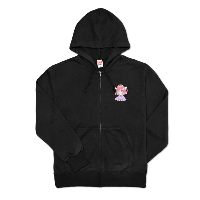 ジップパーカー - M - 左胸