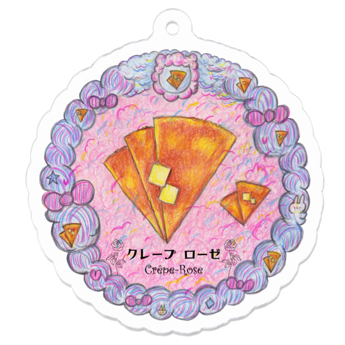 アクリルキーホルダー - 50 x 50 (mm)