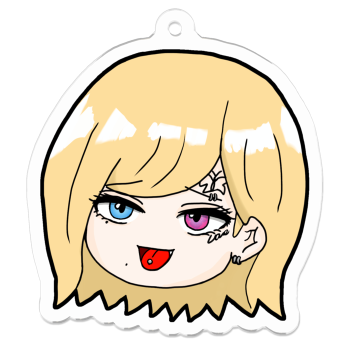 アクリルキーホルダー - 50 x 50 (mm)