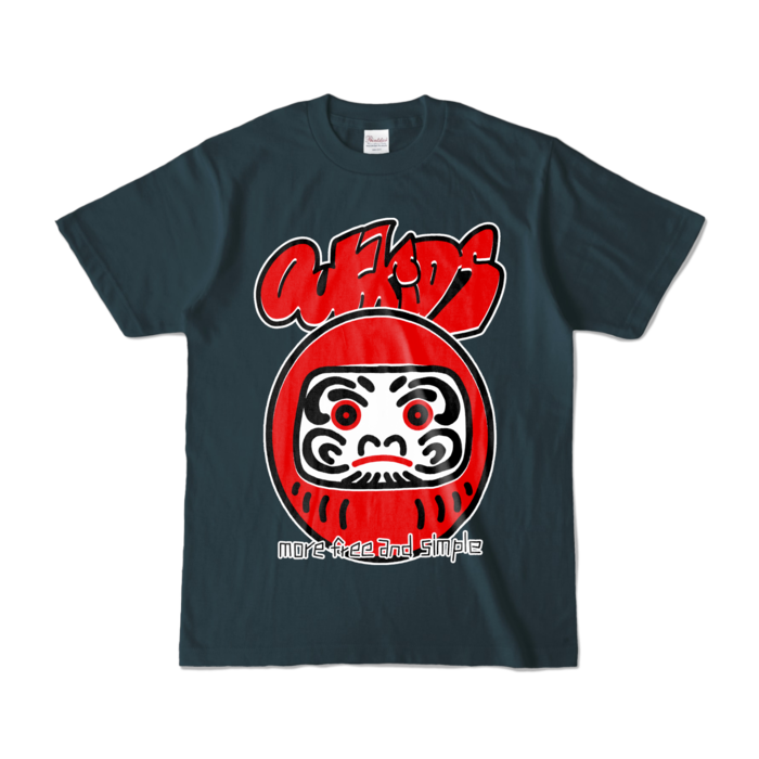 カラーTシャツ - S - デニム (濃色)