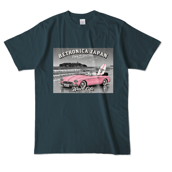 カラーTシャツ - L - デニム (濃色)
