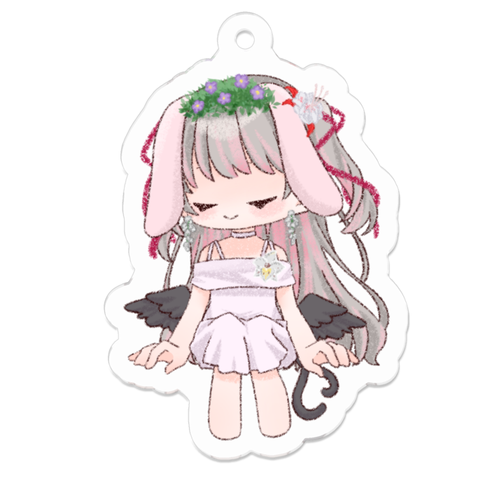 アクリルキーホルダー - 50 x 50 (mm)