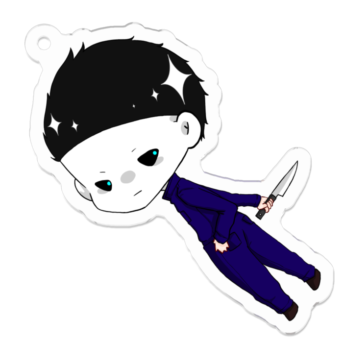 アクリルキーホルダー - 50 x 50 (mm)