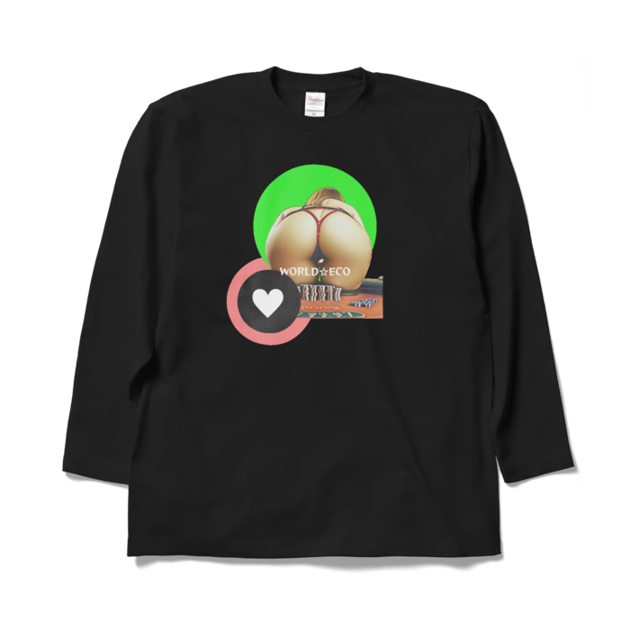 ロングスリーブTシャツ - XL - ブラック