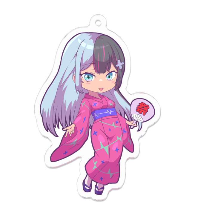 アクリルキーホルダー - 70 x 70 (mm)