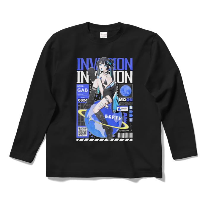 ロングスリーブTシャツ - S - ブラック