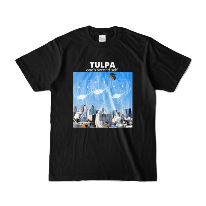 カラーTシャツ(濃色) - S - 正面 - ブラック