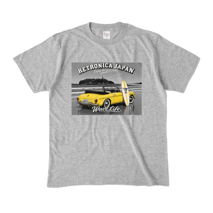 カラーTシャツ - M - 杢グレー (濃色)