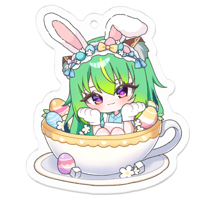 アクリルキーホルダー - 50 x 50 (mm)