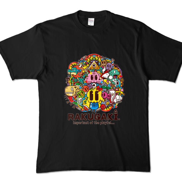 カラーTシャツ - XL - ブラック (濃色)