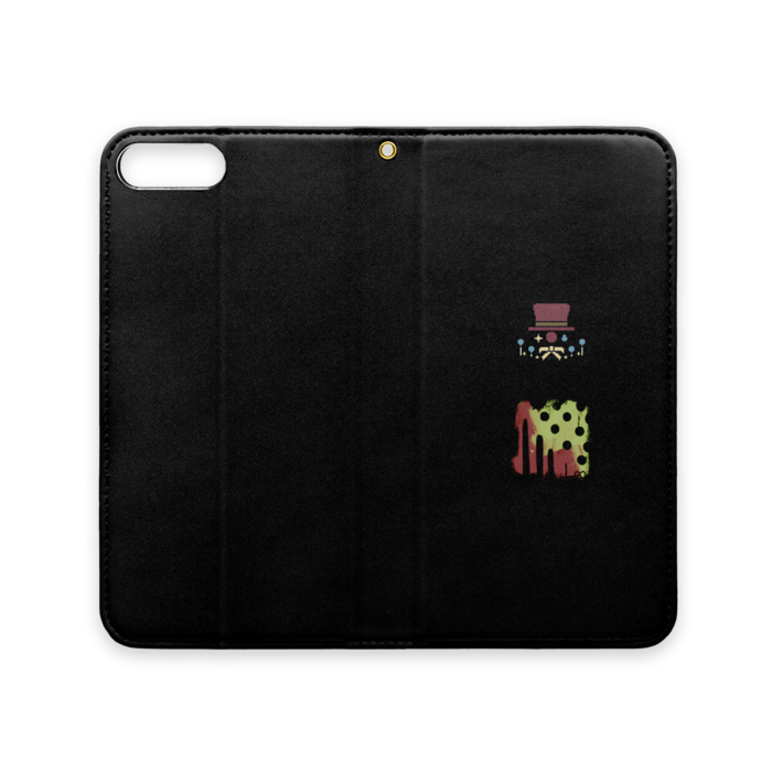 手帳型iPhoneケース(ベルトなし) - iPhone 8 Plus / 7 Plus - ストラップ穴 あり