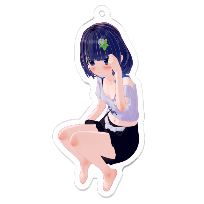 アクリルキーホルダー（コーティング） - 70 x 70 (mm)