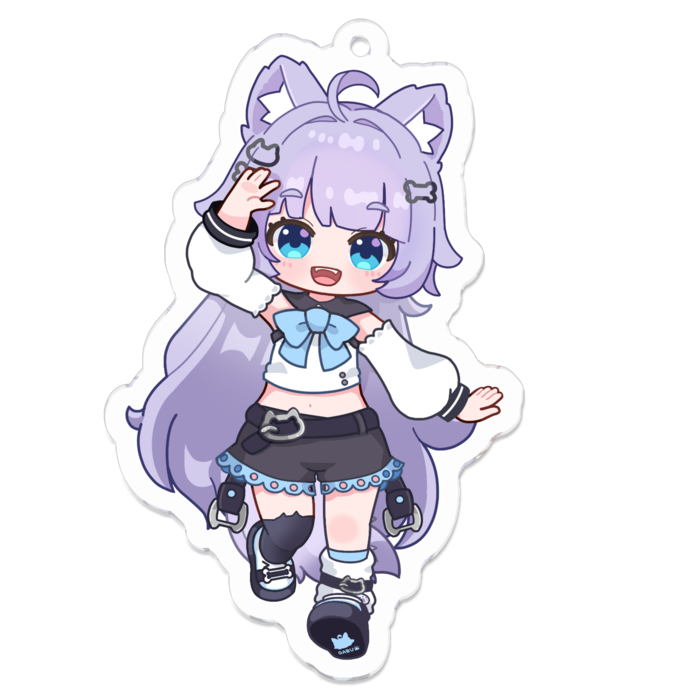 紫ｘ笑顔  - 70 x 70 (mm)