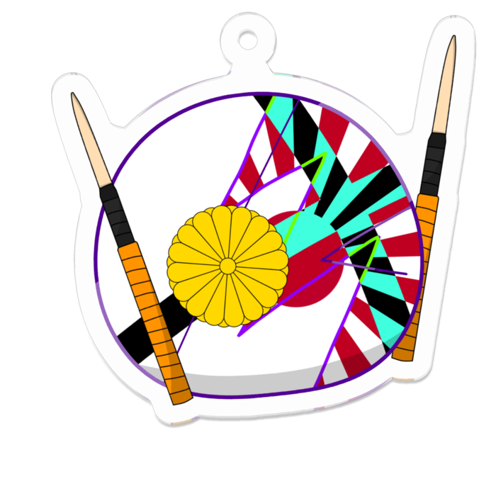 アクリルキーホルダー - 50 x 50 (mm)