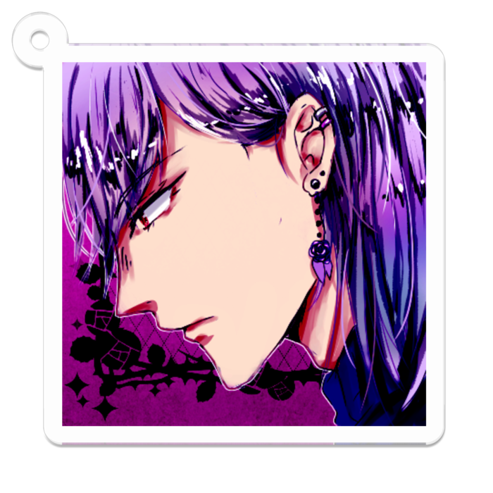 アクリルキーホルダー - 50 x 50 (mm)
