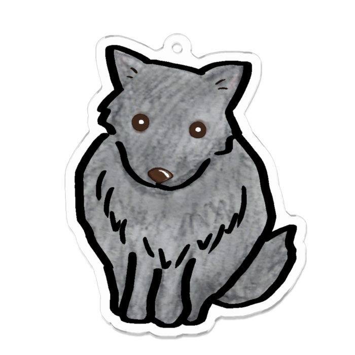 アクリルキーホルダー - 約70 x 70 (mm)