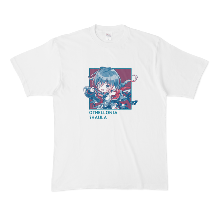 ちびキャラ「シャウラ」 デザインTシャツ(XL/ホワイト)