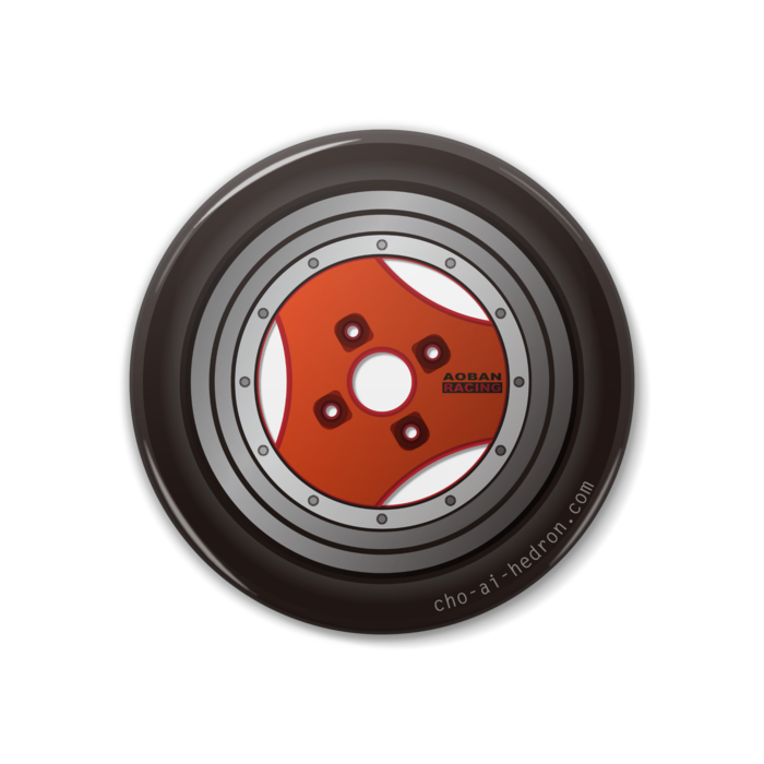 Ａ３Ａ　缶バッジ - 38mm