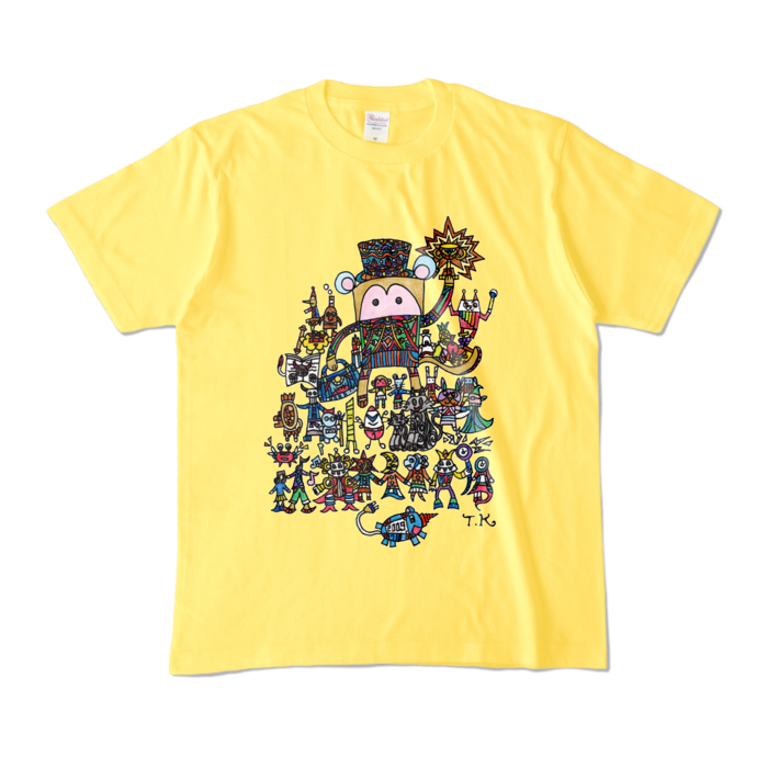カラーTシャツ - M - イエロー （濃色）