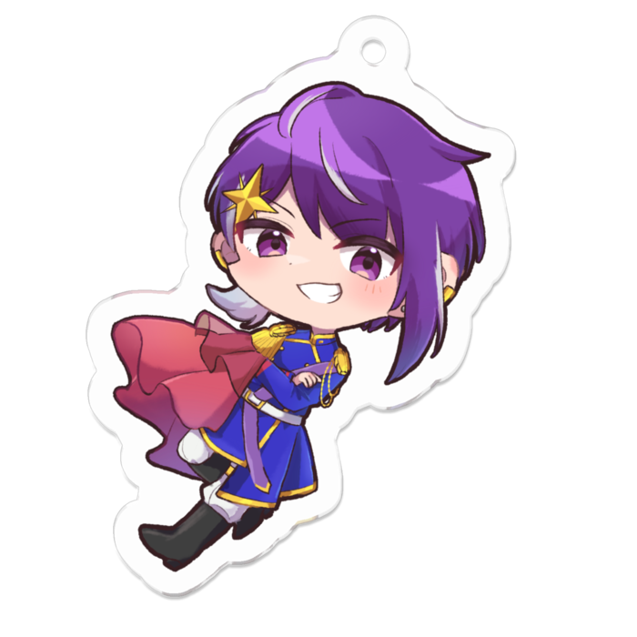 アクリルキーホルダー - 50 x 50 (mm)