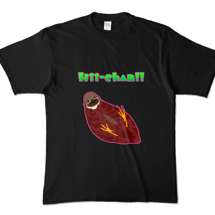 カラーTシャツ - XL - ブラック (濃色)