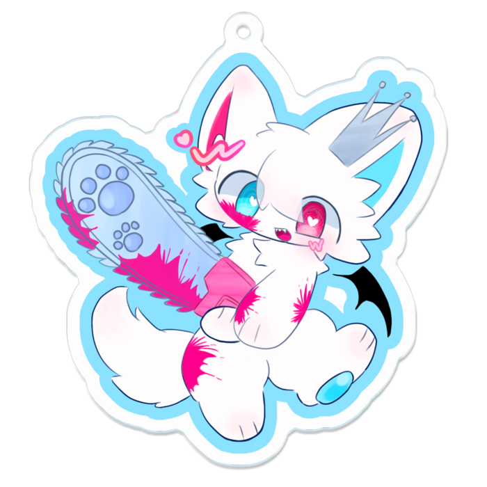 アクリルキーホルダー（コーティング） - 70 x 70 (mm)