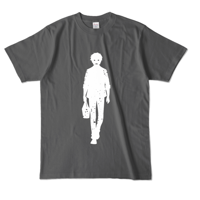 カラーTシャツ - L - チャコール (濃色)