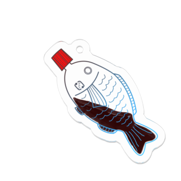 アクリルキーホルダー - 50 x 50 (mm)