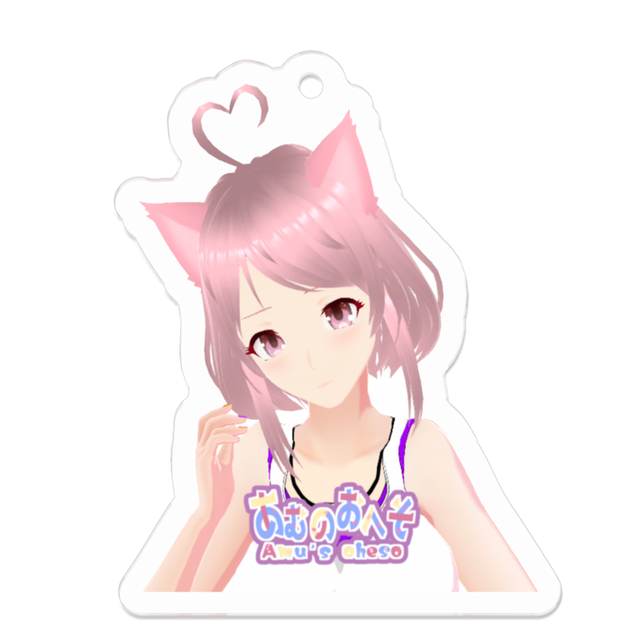 アクリルキーホルダー - 50 x 50 (mm)