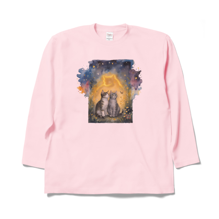 ロングスリーブTシャツ - XL - ライトピンク