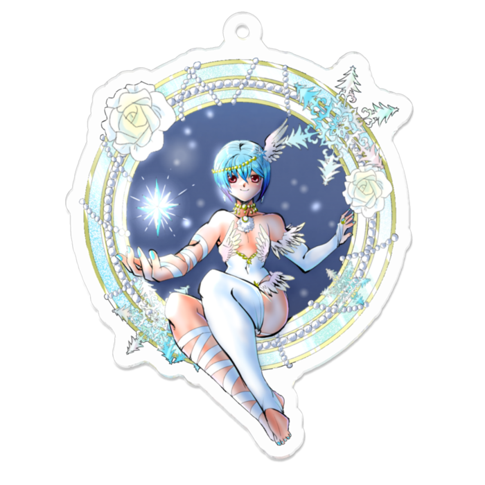 アクリルキーホルダー - 70 x 70 (mm)