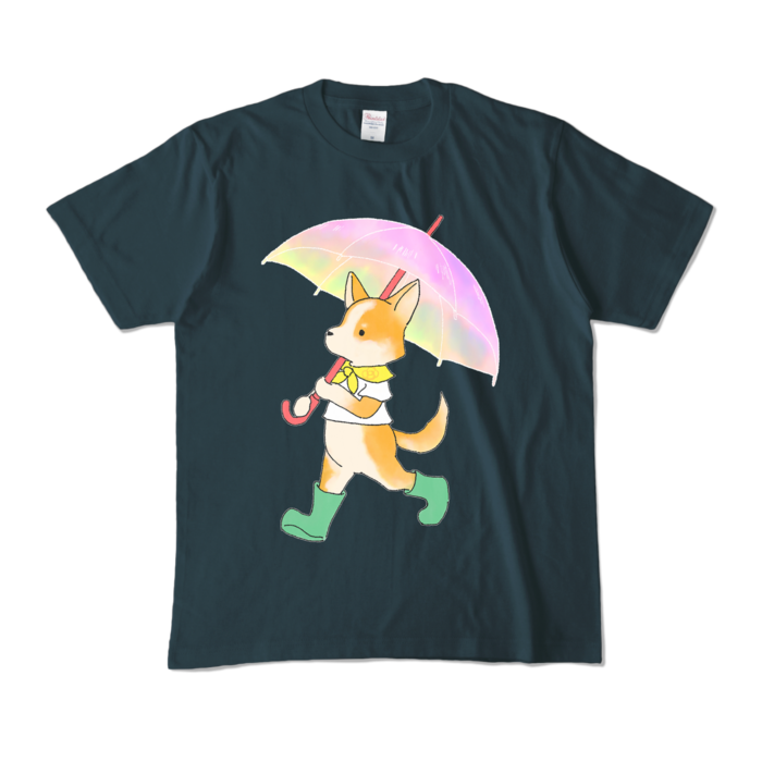 カラーTシャツ - M - デニム (濃色)
