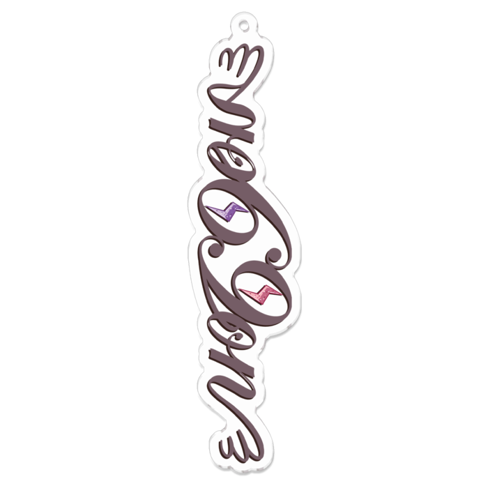 アクリルキーホルダー - 100 x 100 (mm)