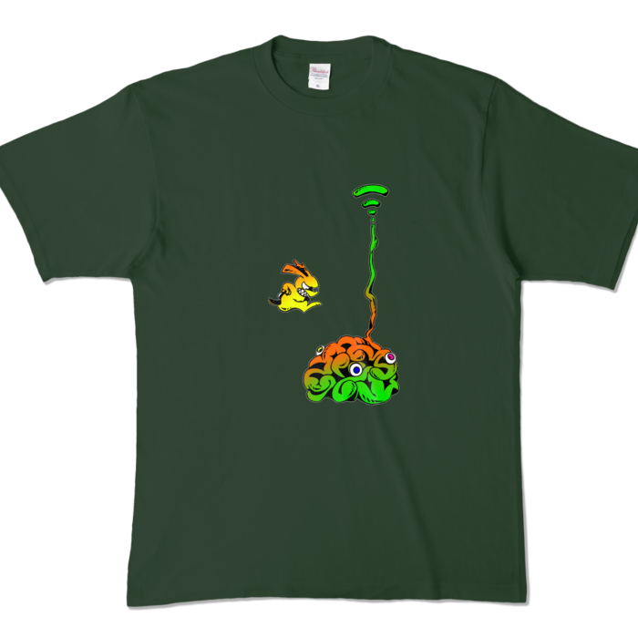 カラーTシャツ - XL - フォレスト (濃色)(5)