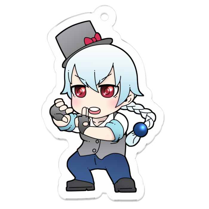 アクリルキーホルダー - 50 x 50 (mm)