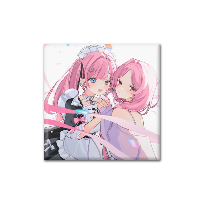 ショコちゃんお誕生日缶バッジ【リボン】