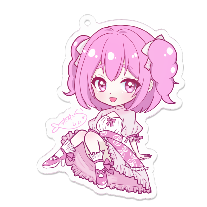 アクリルキーホルダー - 70 x 70 (mm)