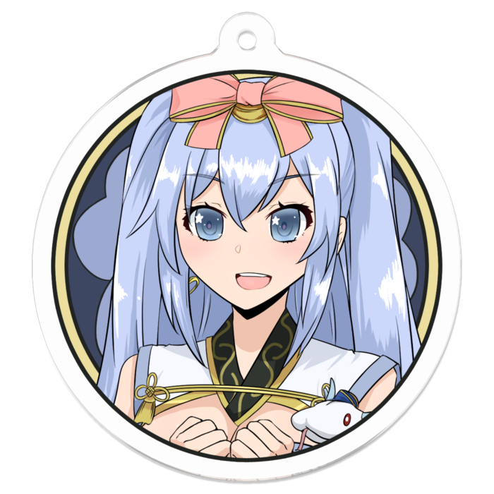 アクリルキーホルダー - 50 x 50 (mm)