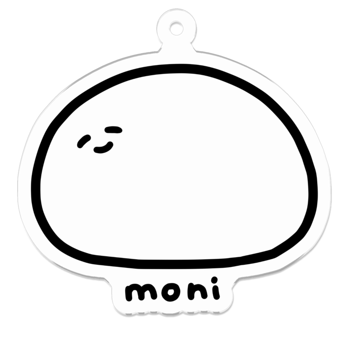 アクリルキーホルダー（コーティング） - 50 x 50 (mm)