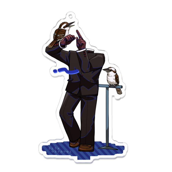 アクリルキーホルダー - 100 x 100 (mm)