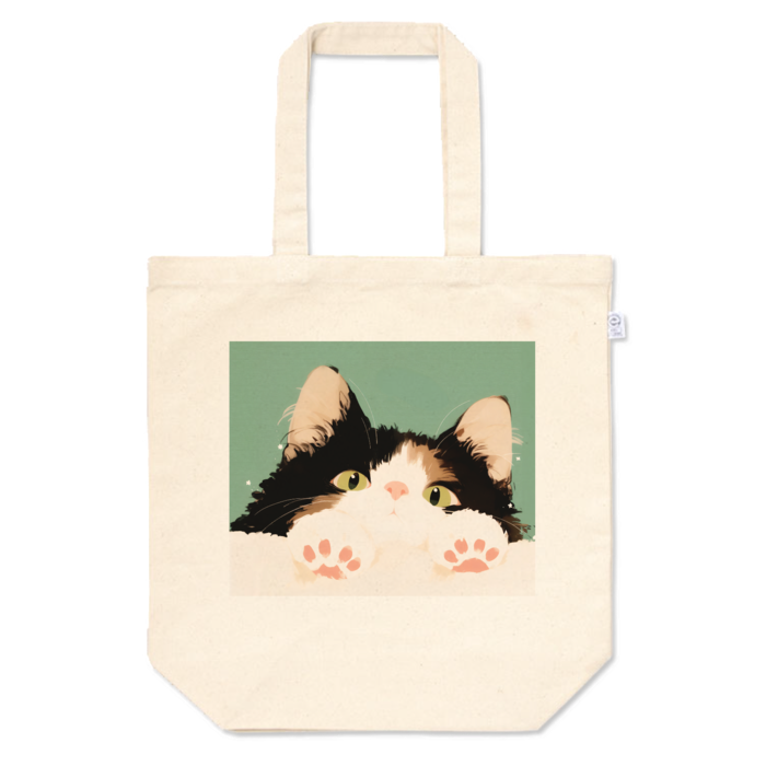 ねこちゃんトートバッグ - M 